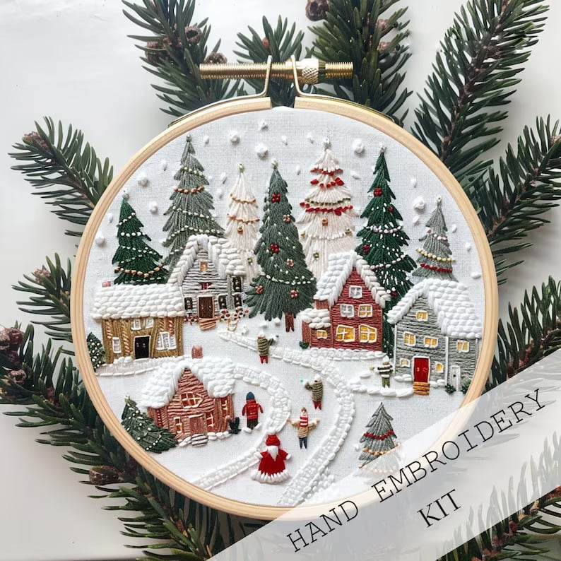 DivineDecor - Christmas Hand Embroidery Kit