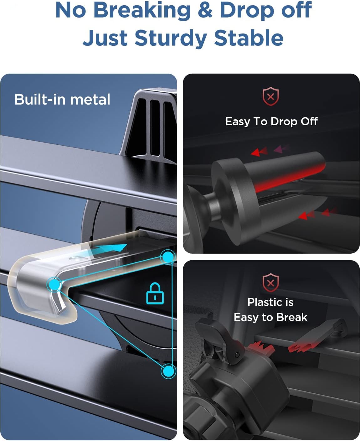 GripMax – 2024 Air Vent Car Phone Mount