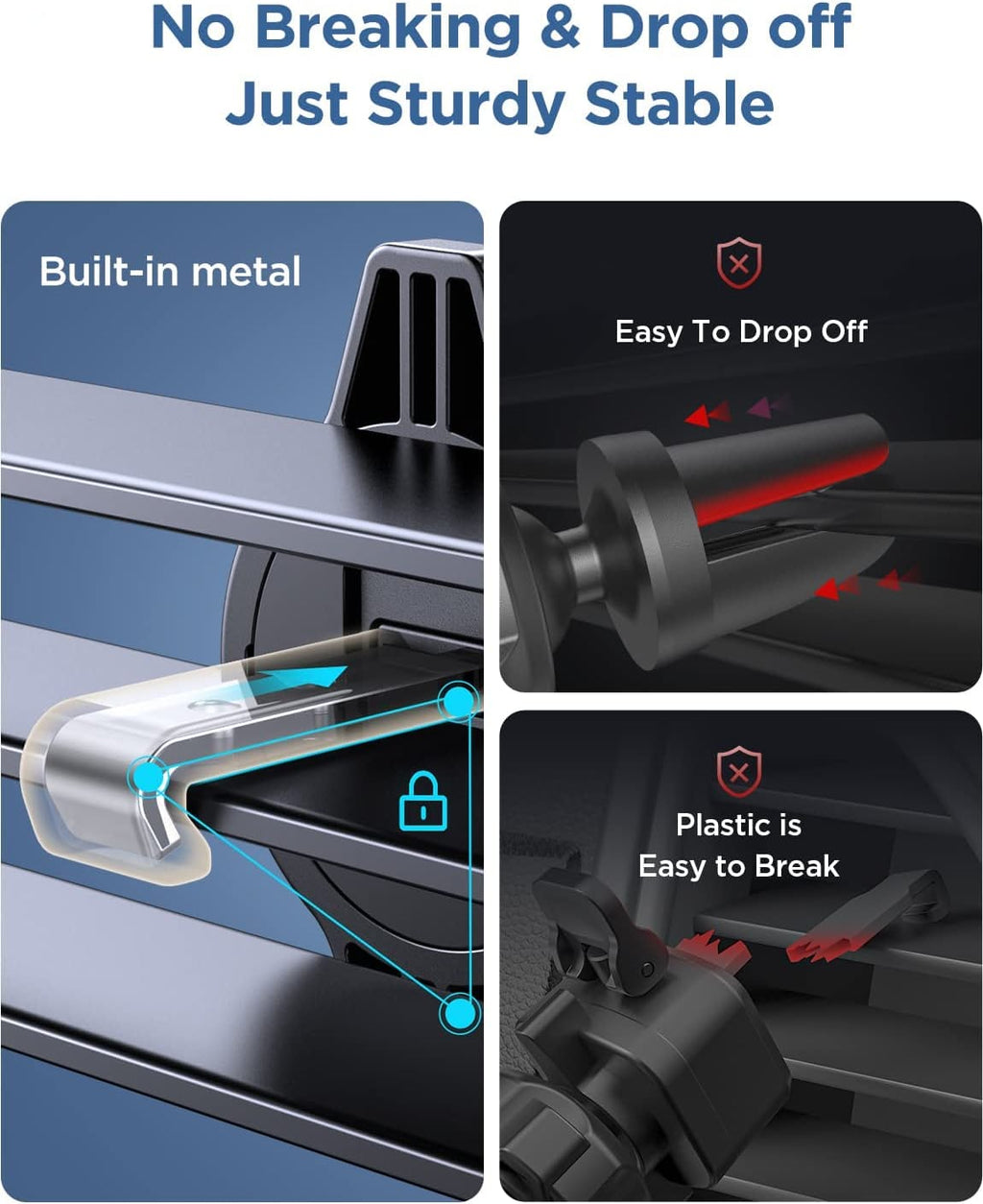 GripMax – 2024 Air Vent Car Phone Mount