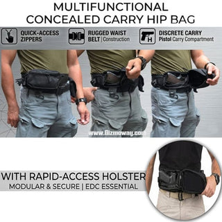 TrailSecure – Quick Access Everyday Carry Hip Pack