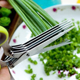 ChopMaster | Multi-Blade Quick Herb Cutting Scissors