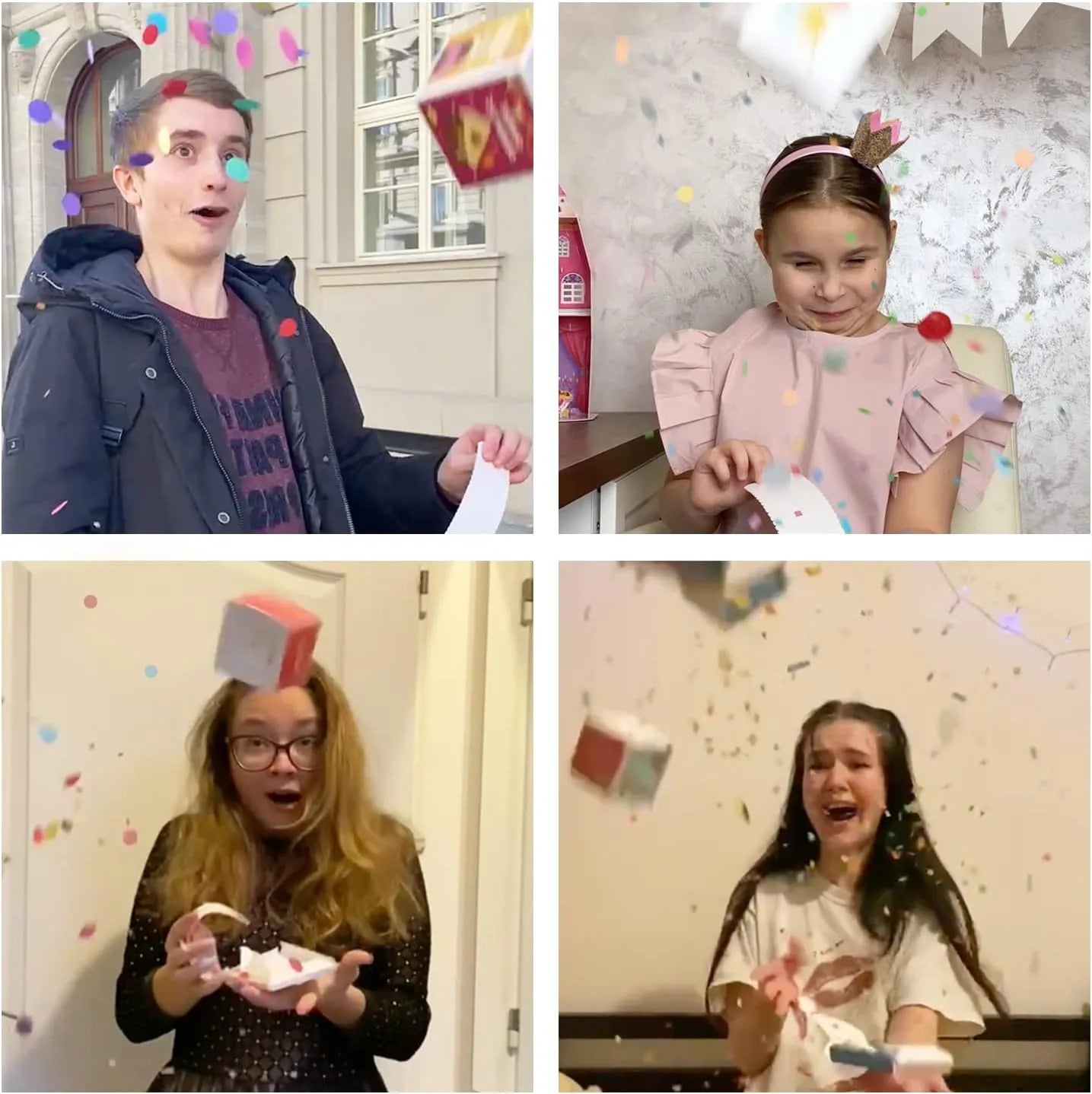 JoyPop – Christmas Exploding Confetti Surprise Card