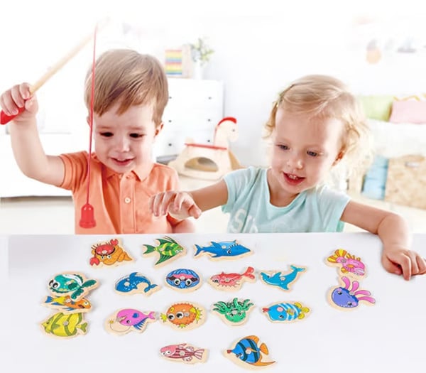 FishyCatch - Montessori Magnetic Fishing Game