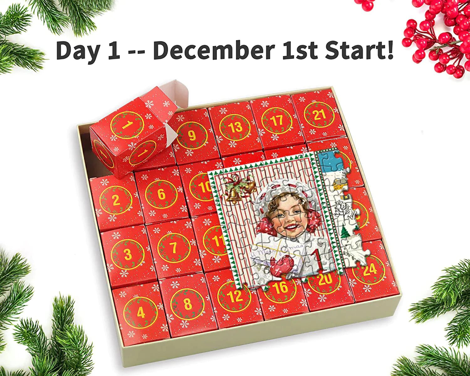 MerryPieces – Advent Calendar Jigsaw Puzzle