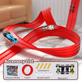 Red 13.1Ft Track with 4 Cars