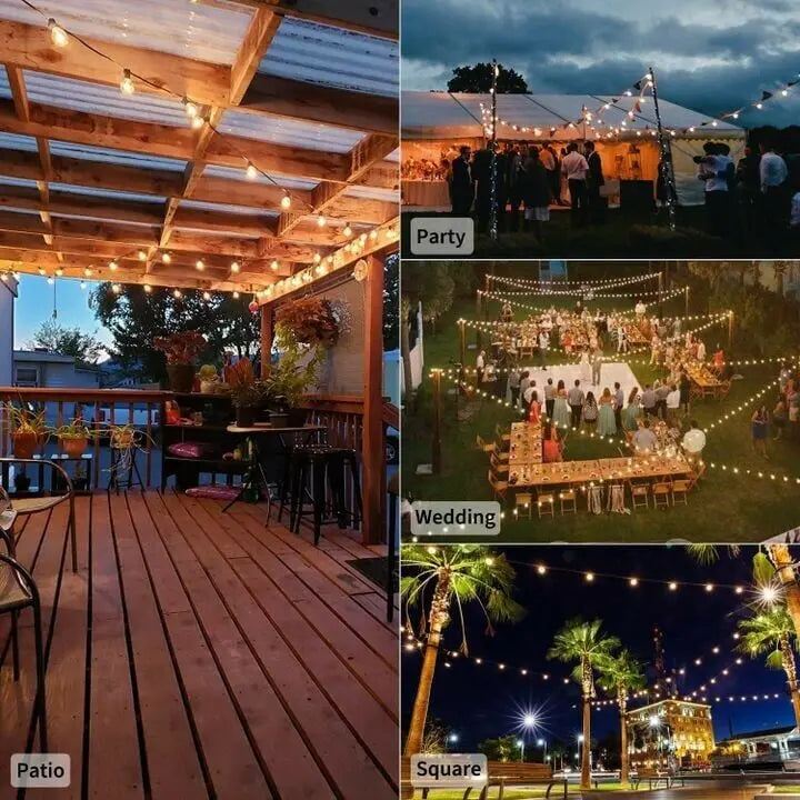 🔥Last Day 50% OFF🔥 - Waterproof Solar Powered LED Outdoor String Lights marnetic