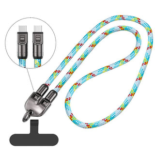 SwiftTether – Fast Charge Data Cable with Phone Lanyard Design
