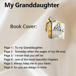 GoldenChapter - Symbolic Love Necklace for Granddaughter