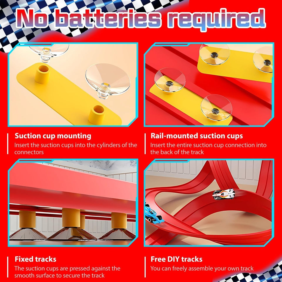 SpinRush - Ultimate DIY Raceway for Kids