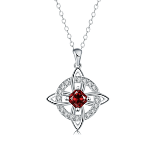 Hecatea – Witch’s Knot Birthstone Necklace