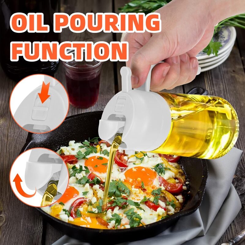 FlavorMist – Glass Oil Sprayer & Dispenser