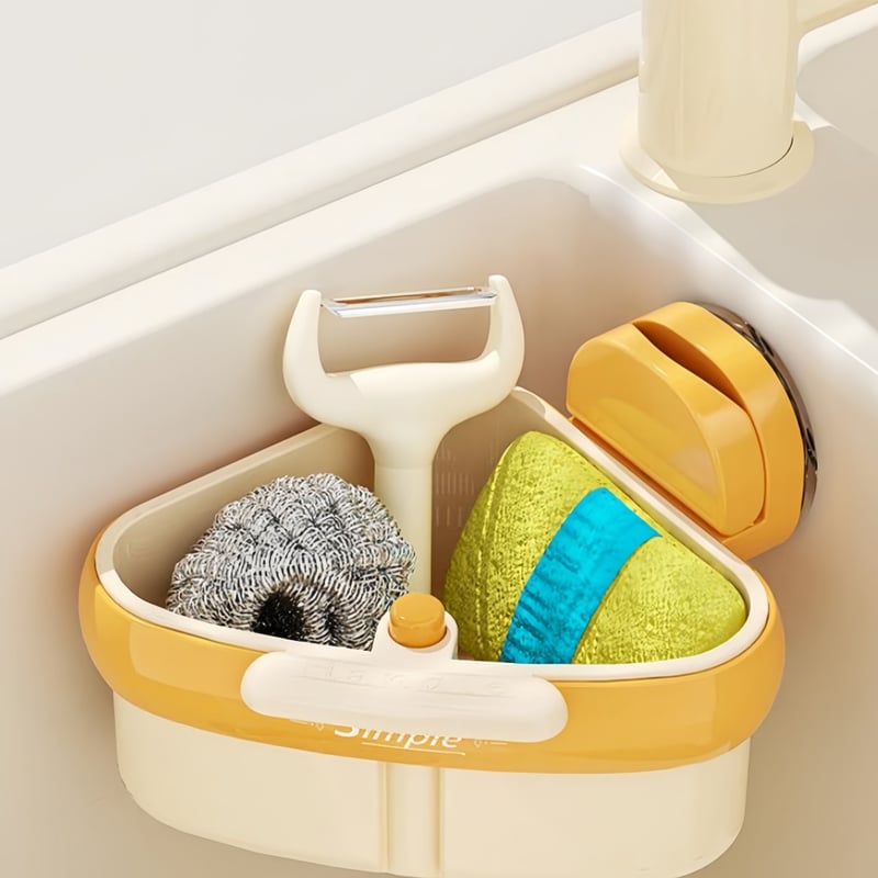 CornerEase – Suction Cup Sink Rack