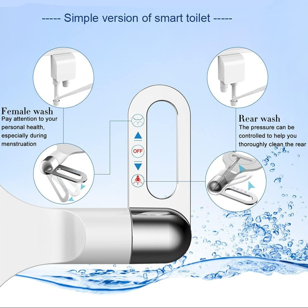 GentleJet – Smart Toilet Flusher with Dual Spray Modes