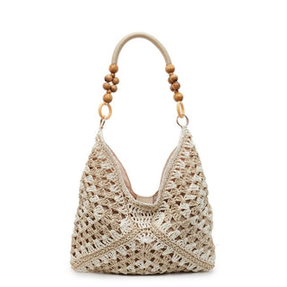 PalmAura - Straw Shoulder Bag