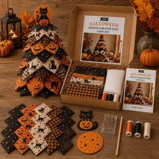 QuiltCharm – Handmade Halloween Tree Craft Kit