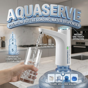 AquaServe – Premium Bottle Loading Water Dispenser