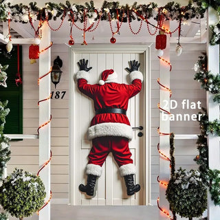 SantaStep – Festive Christmas Door Decoration Banner