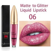 GlamAura – Diamond Matte Shimmer Lipstick