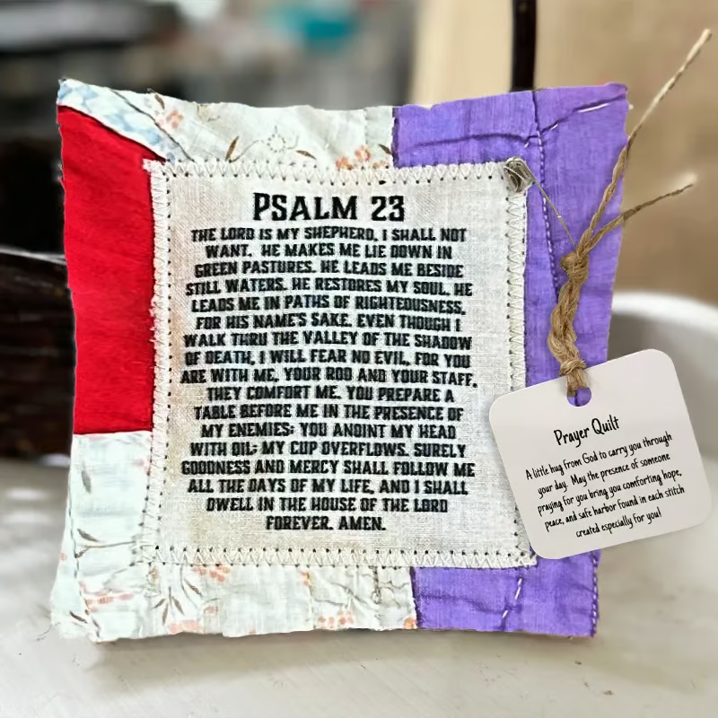 BlessingWrap - Cross Prayer Quilt