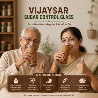VijayaWell – Vijaysar Wood Wellness Glass