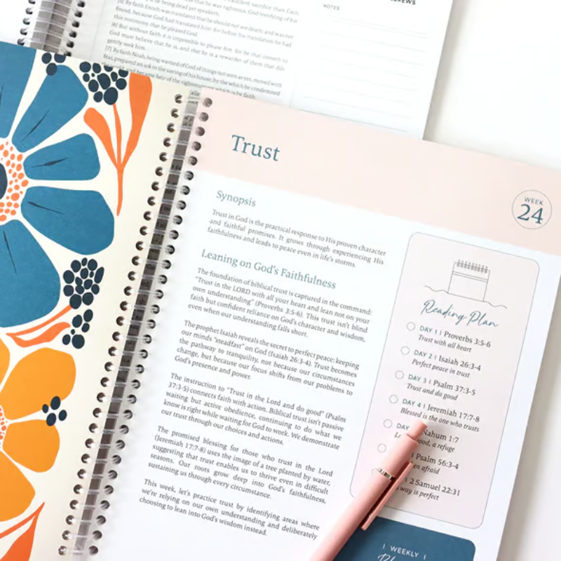 A Year in the Bible – 52-Week Study Hardcover Book