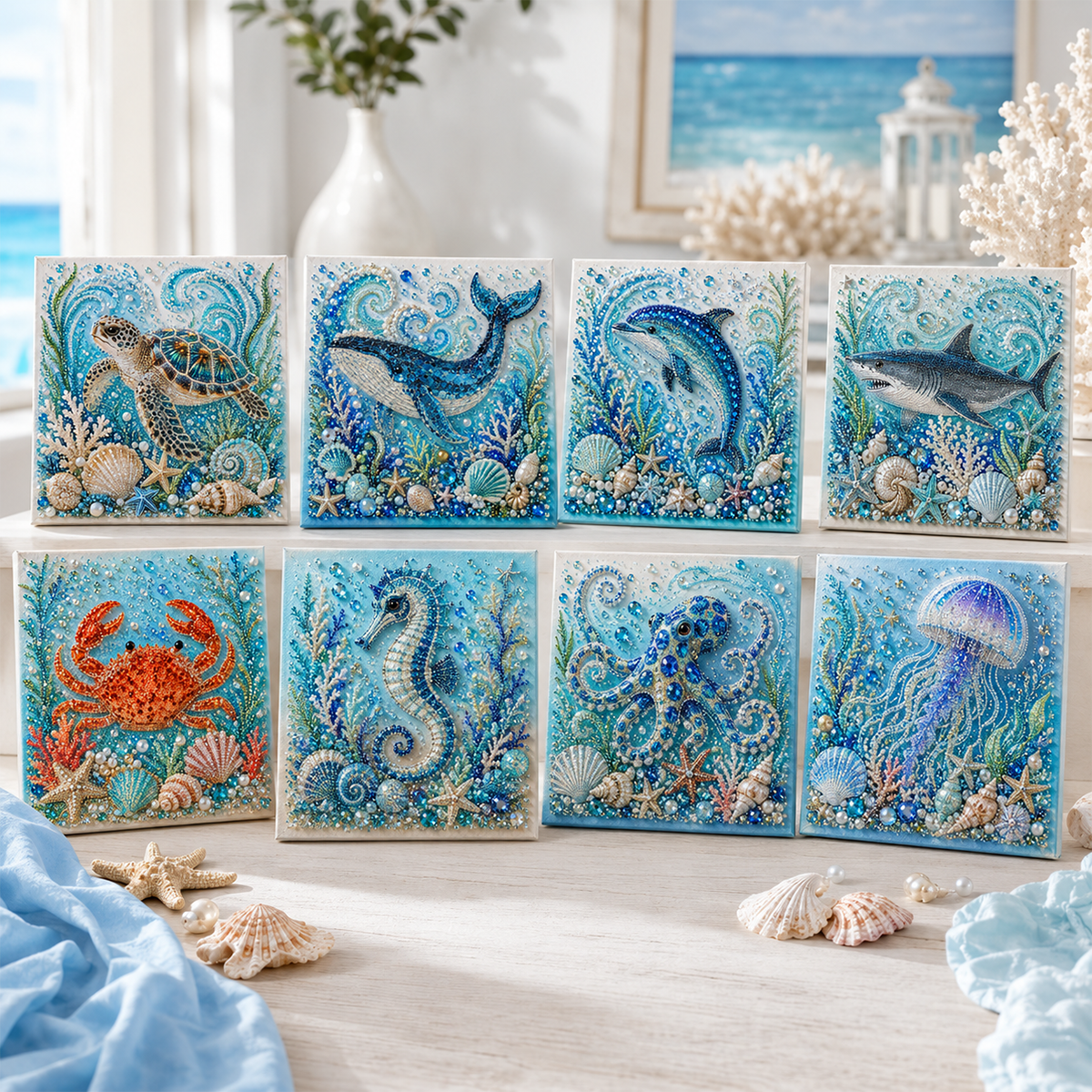 SeaShimmer – Premium Ocean Pearl Painting Kit