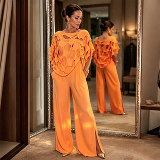 GlowLuxe – Elegant Summer Cutout Jumpsuit Outfit