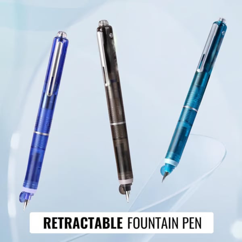 QuillEase - Ultra-Fine 0.38mm Fountain Pen with Refills