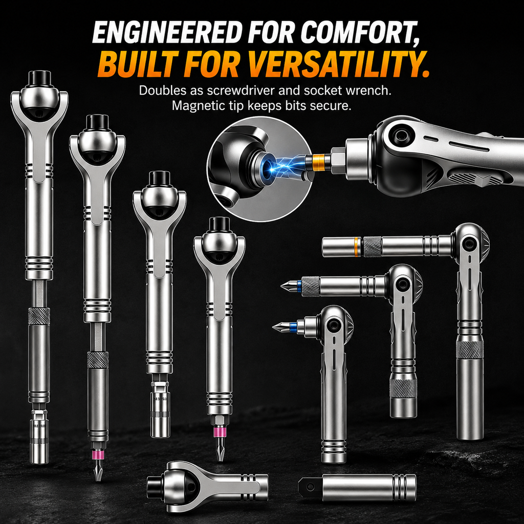 MagnaFix – Precision Magnetic Ratchet Screwdriver Set