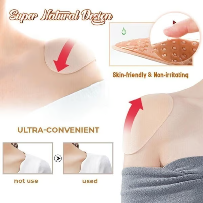 SilkiGrip - Invisible Anti Slip Shoulder Pads