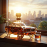 Elegant Mustang Whiskey Bottle – Minimalist Design for Home Bar