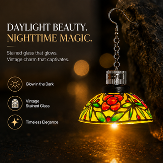 GlowMuse – Vintage Light-Up Chandelier Earrings