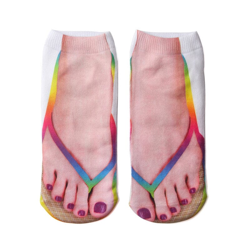 Super Comfy Manicure Print Socks