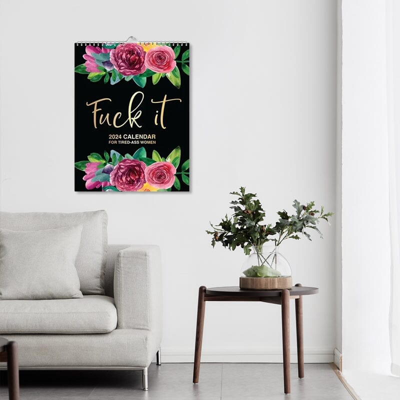 2024 Calendar For Tired-Ass Women Metic