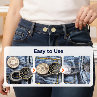 WaistPro – Metal Adjustable Button for Jeans