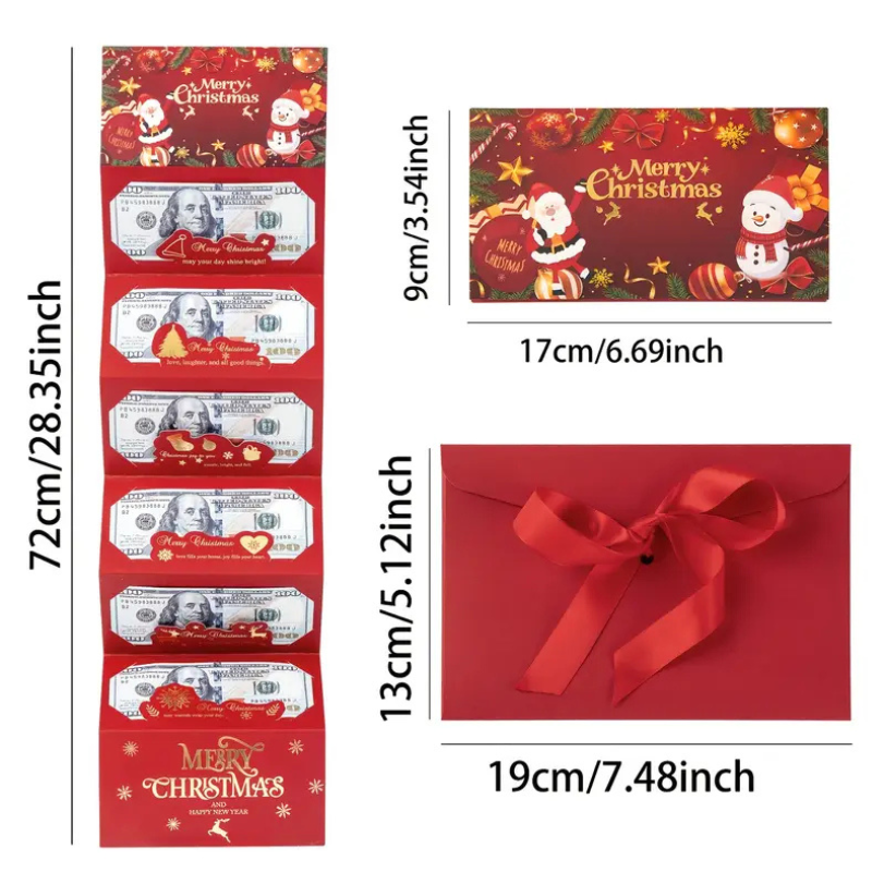 FestivaFold – Luxury Christmas Cash Gift Envelope