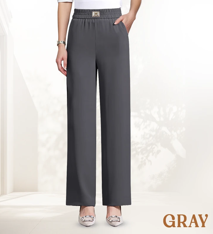 FlexAura – High Waist Pull On Stretch Fit Pants