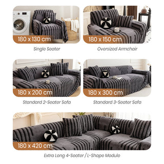 VeloraHome – Plush Sofa Cover