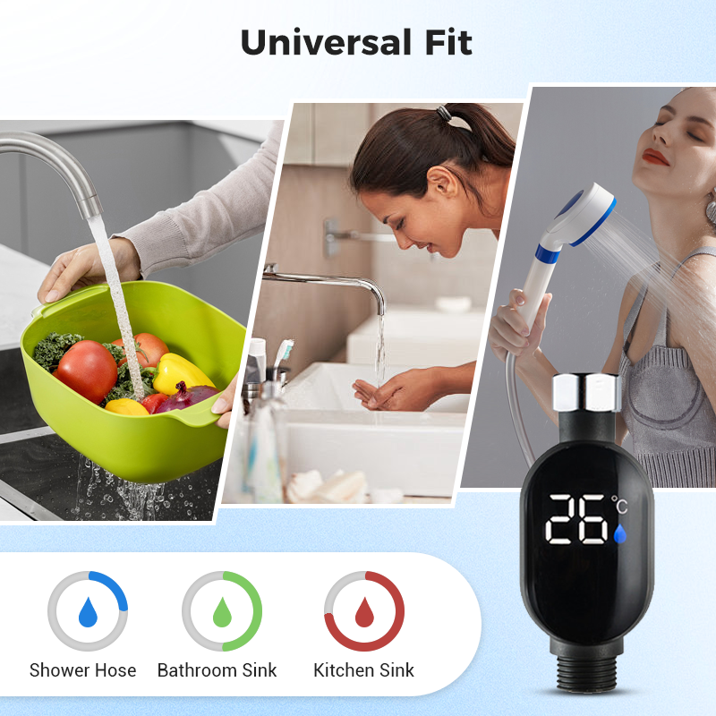 TempTrack - Waterproof Shower Gauge
