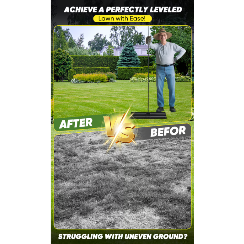 TurfTamer – Heavy Duty Lawn Leveling Rake