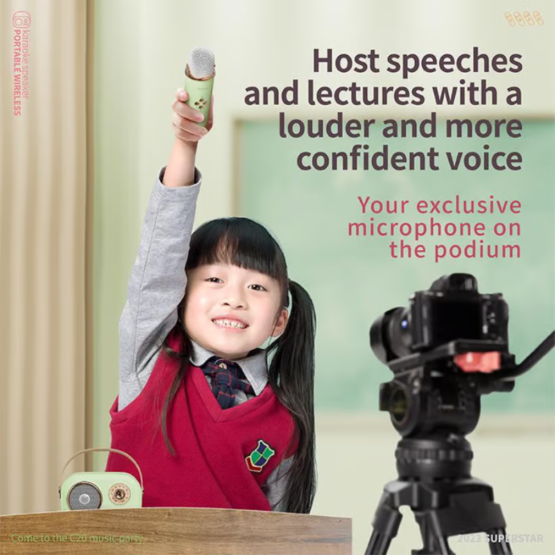 EchoBeat - Mini Portable Bluetooth Speaker with Mic