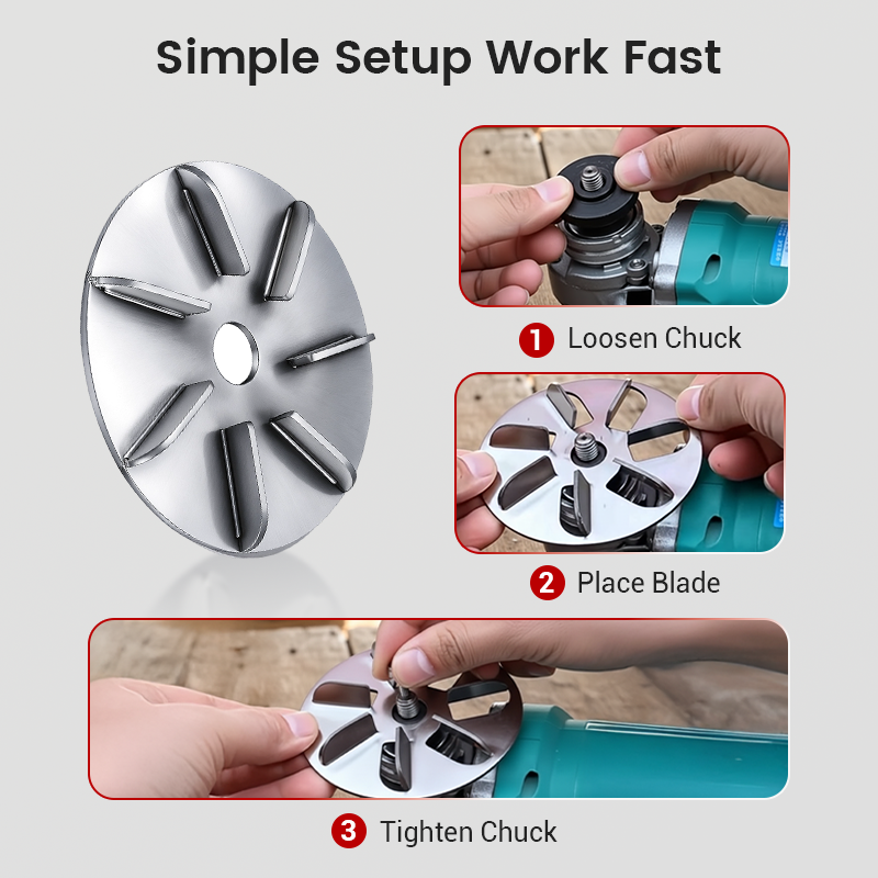 FarmEdge – Professional Pig Hair Removal Scraper Disc