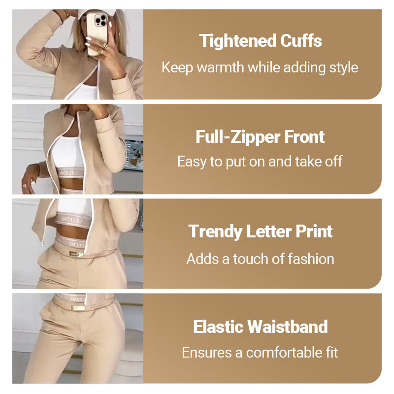 MIRA - All-Day 3-Piece Casual Tracksuit Set