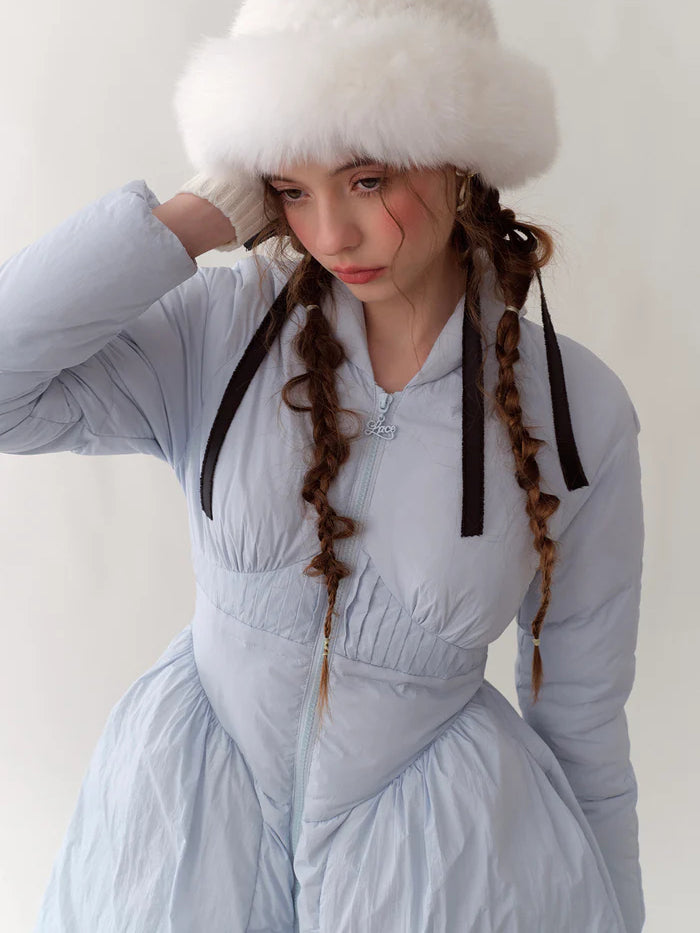 WinterWhisper - Sea Salt Down Jacket – Slim & Cozy