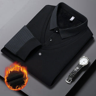 UrbanEdge - Men’s Lapel Knit Shirt Set – Modern Casual Perfection