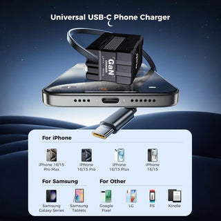 PowerReel - 2-in-1 Retractable Fast Charger