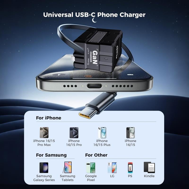 ZipVolt - Tangle-Free Retractable Fast Charger