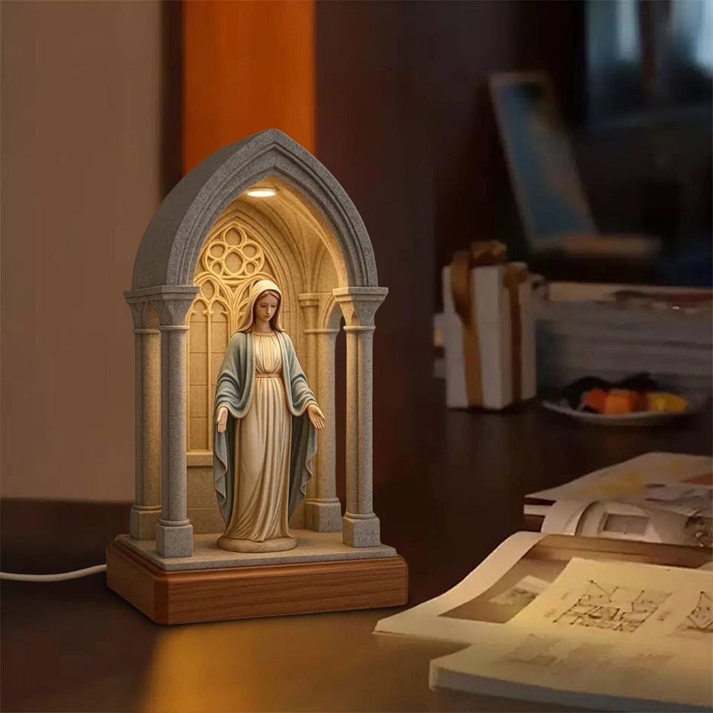 HaloLight – Virgin Mary LED Prayer Table Lamp