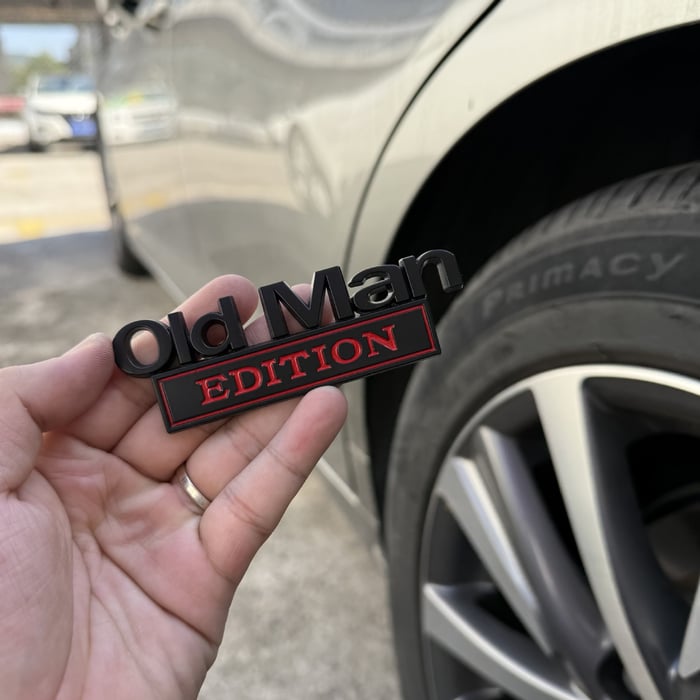 IronLegacy – Old Man Edition Car Emblem