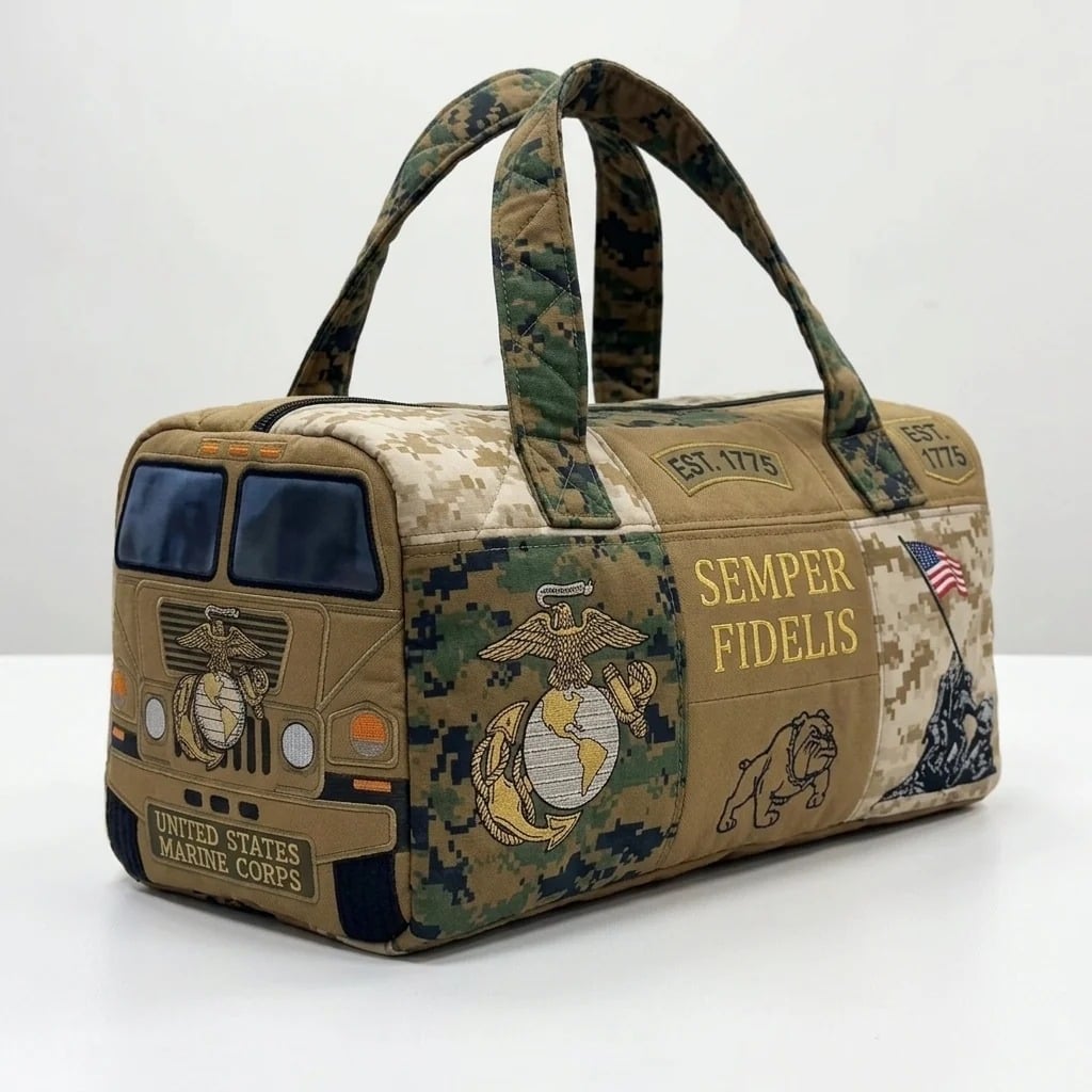 🎖️100% Handmade Marine Corps Bag(𝐌𝐢𝐜𝐡𝐚𝐞𝐥 𝐊𝐞𝐧𝐭 𝐇𝐚𝐧𝐝𝐦𝐚𝐝𝐞®)